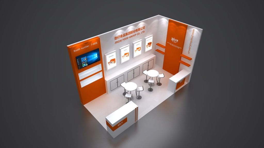 Anuga Asia Booth 3d render