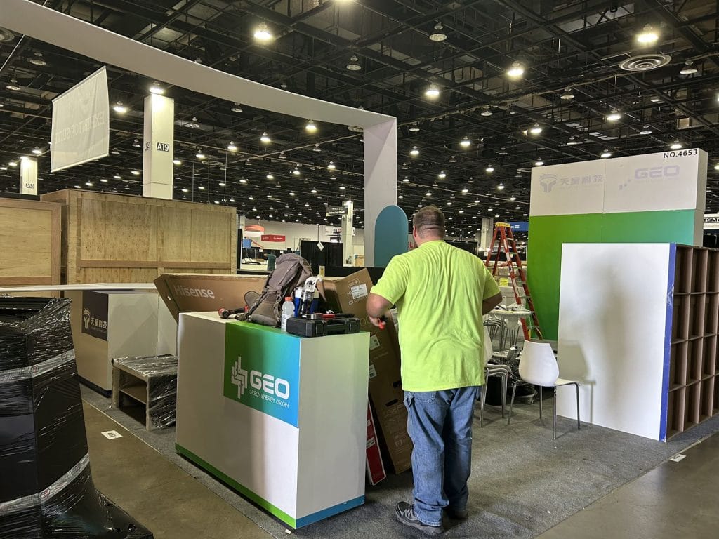 The Battery Show North America & EV Tech Expo SSAM | 天星科技 booth on-site
