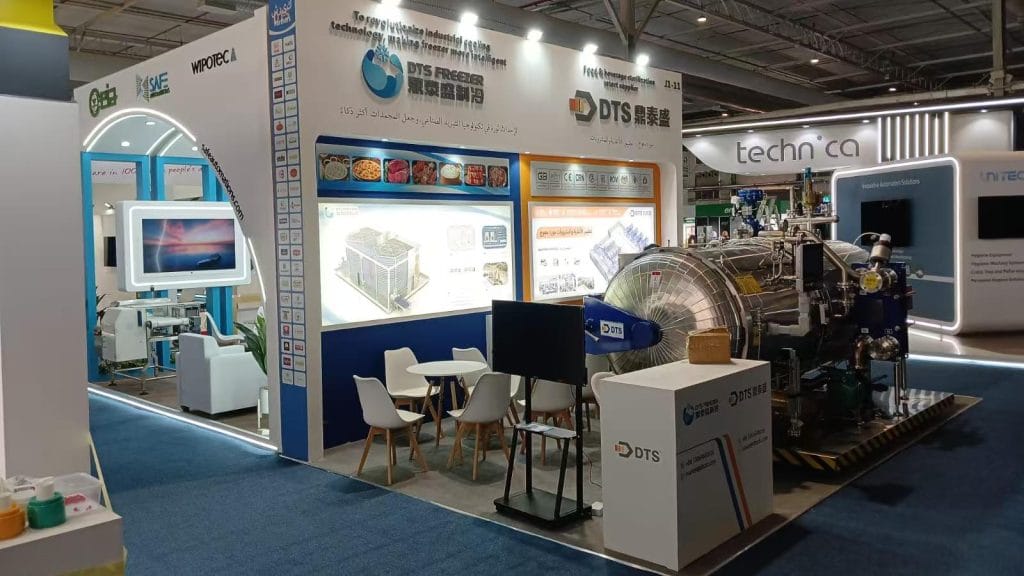 Saudi Food Show DTS Booth Left view