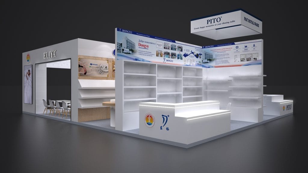 PIR Expo 2025 PITO, ELIYA, YAPAMIT Booth rendering