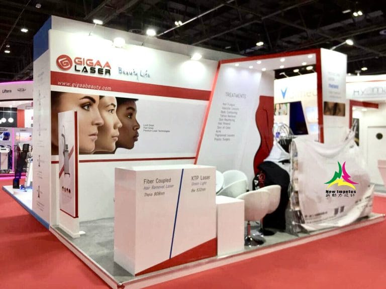 Beautyworld Middle East GIGAA Laser booth