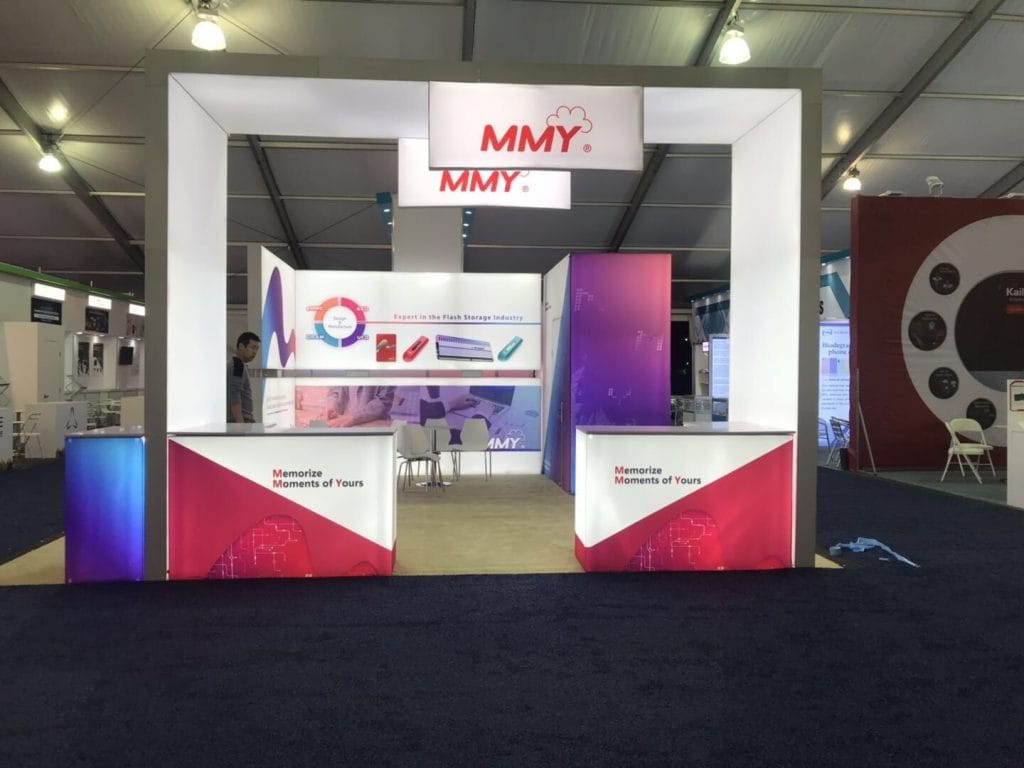 Consumer Electronics Show (CES) MMY Booth front