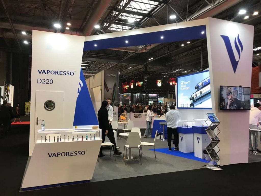 Vaper Expo UK Vaporesso Booth front