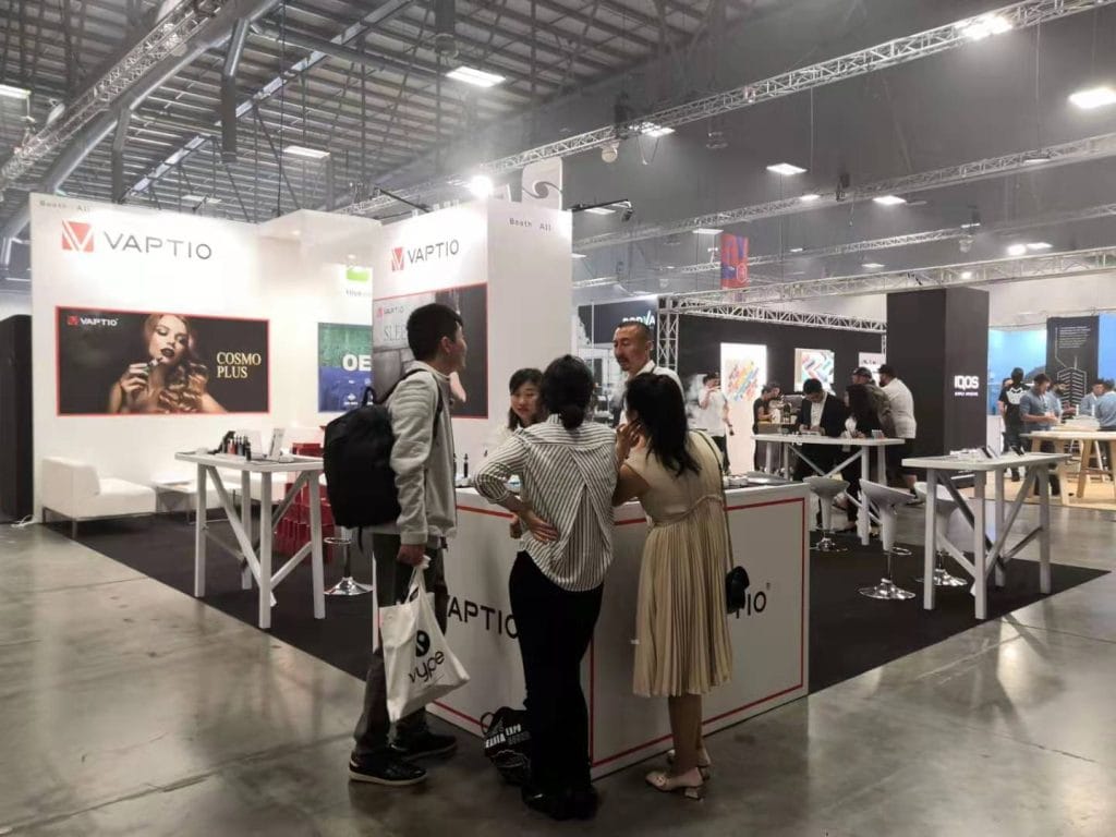 Oceania Vape Expo Vaptio Booth live
