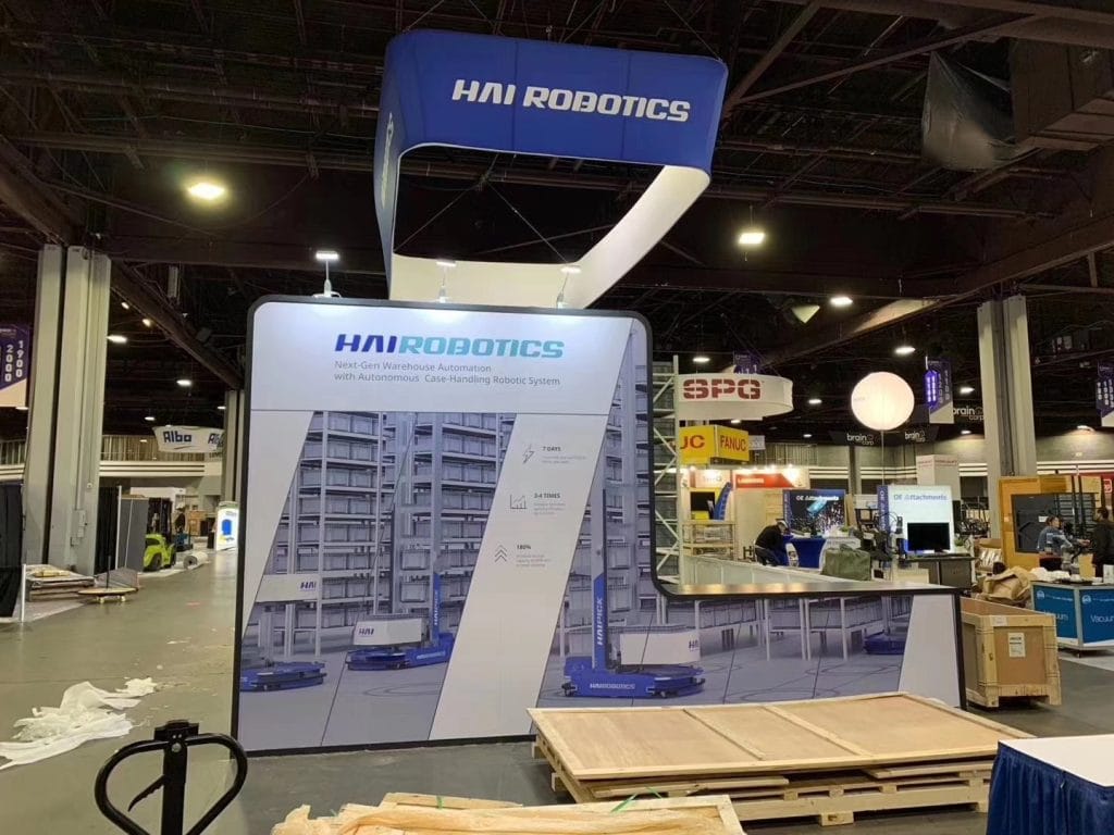 MODEX Hai Robotics Booth back