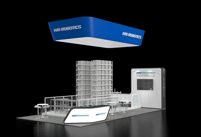 MODEX Hai Robotics Booth rendering