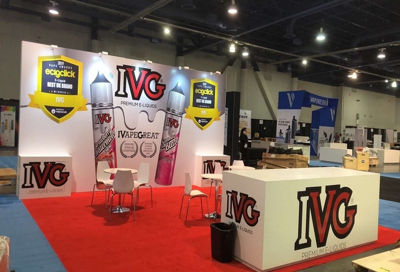 Tobacco Plus Expo (TPE) IVG Booth front
