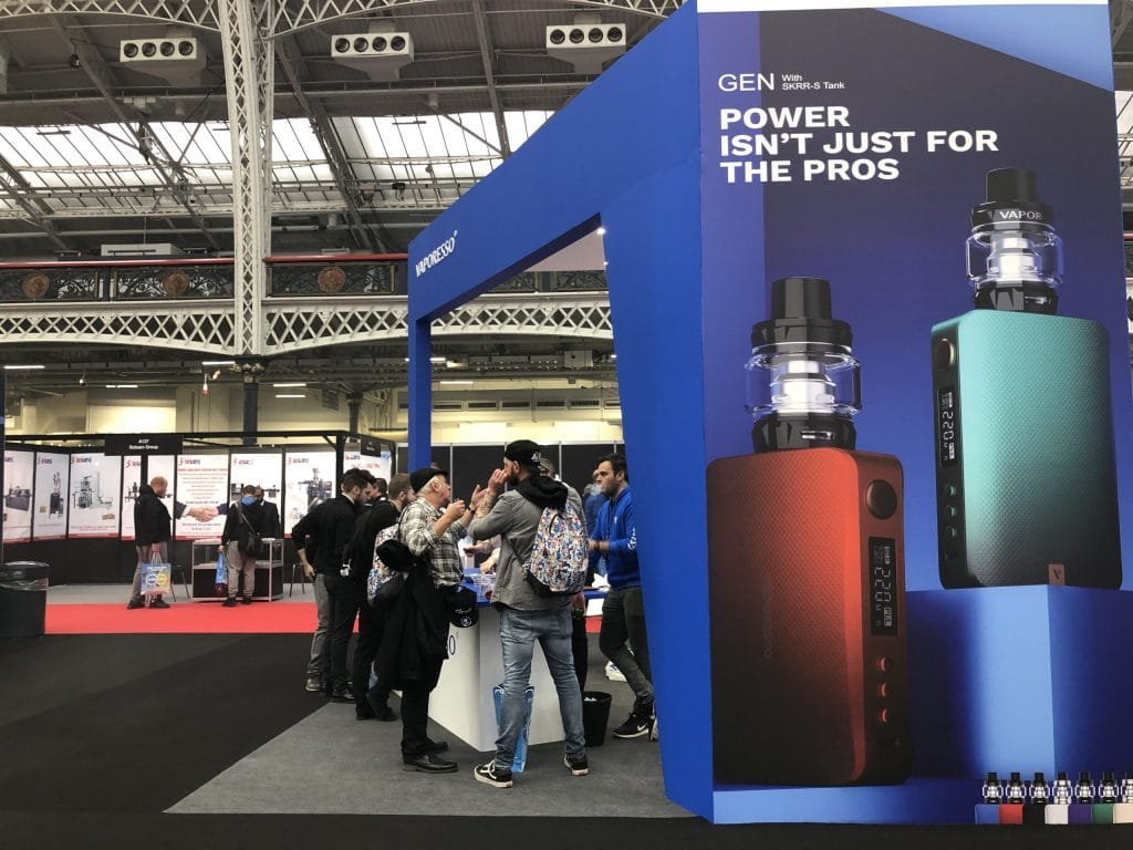 Vape Jam UK Vaporesso Booth right