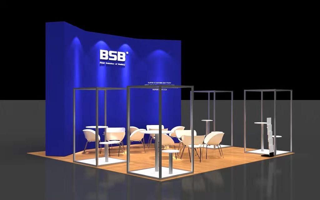 Mid‑America Trucking Show (MATS) BSB Booth rendering