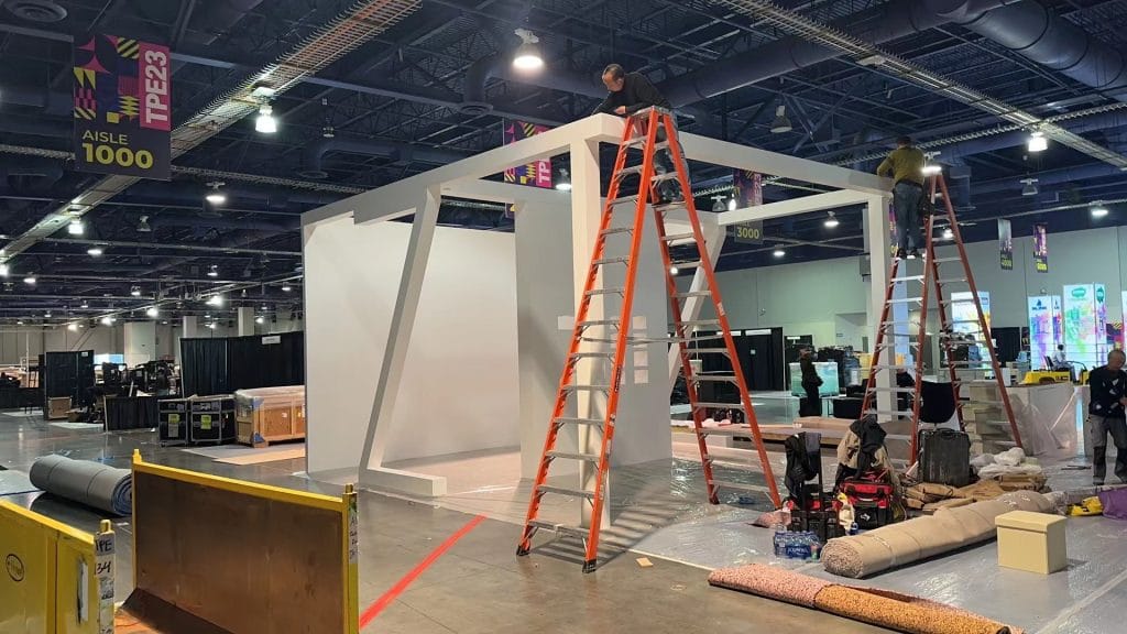 U.S. Tobacco & Vape Trade Show (TPE) Zinwi Booth left on-site
