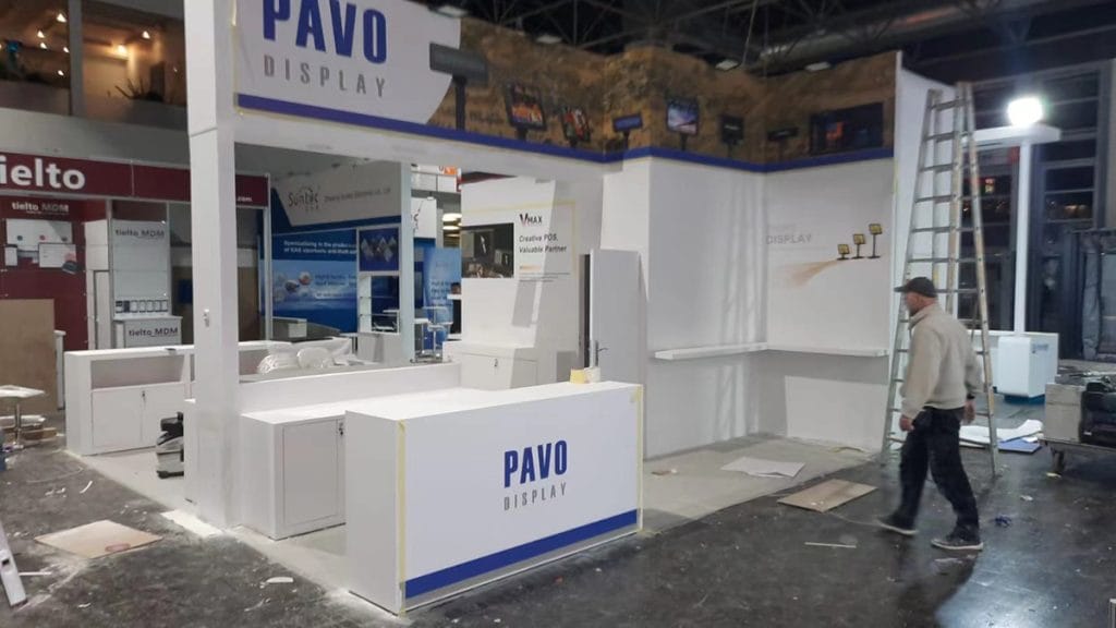 EuroShop PAVO Display Booth on-site front