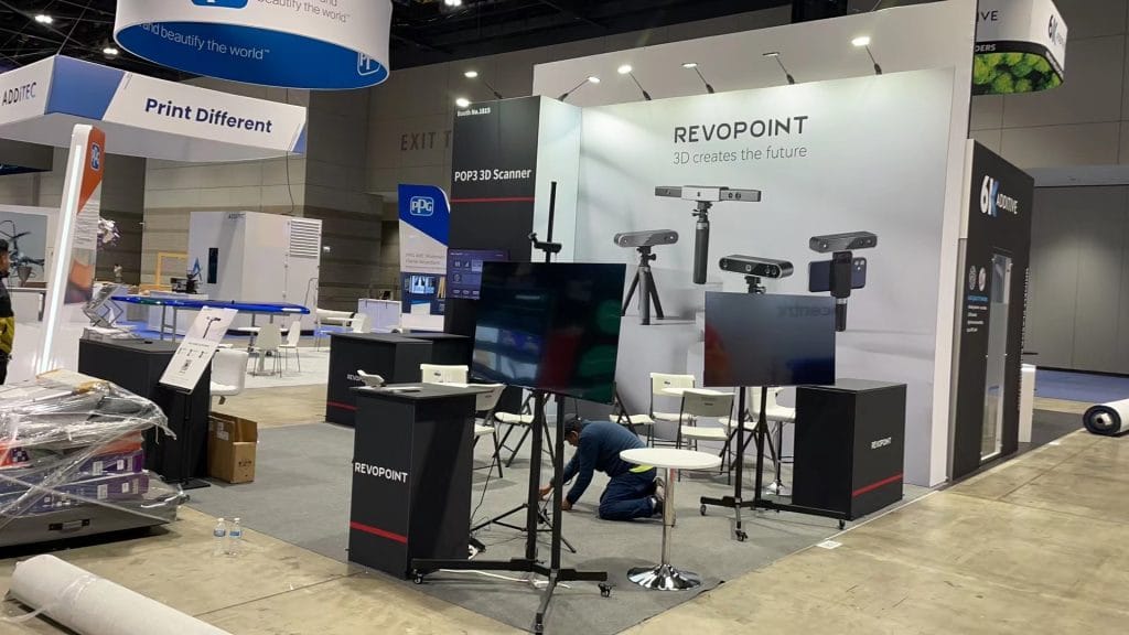 RAPID + TCT 3D REVOPOINT Booth right