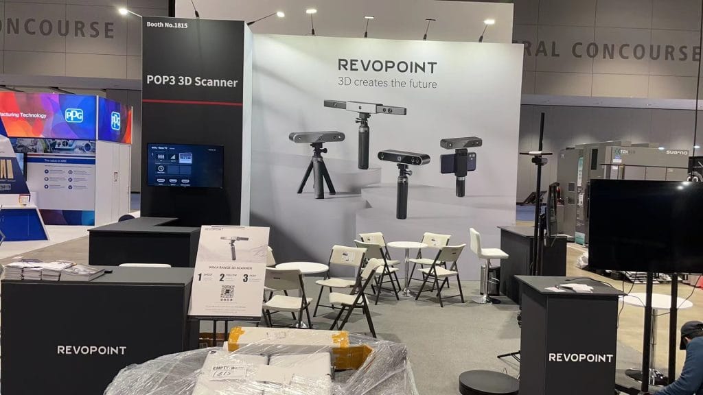 RAPID + TCT 3D REVOPOINT Booth front