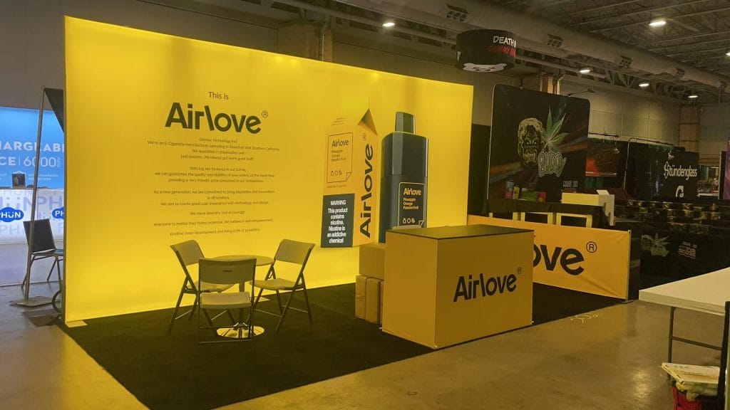 Alternative Products Expo 2023 AirLove Booth