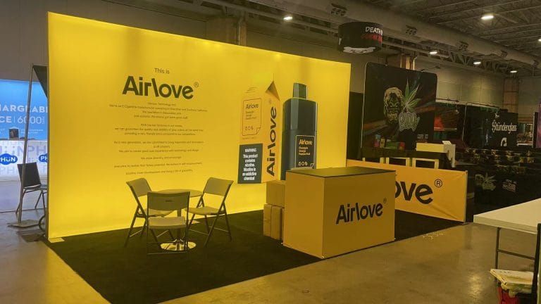 Alternative Products Expo 2023 AirLove Booth