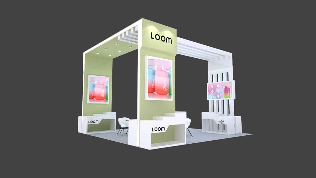 Alternative Products Expo / Alt Pro Expo LOOM Booth rendering