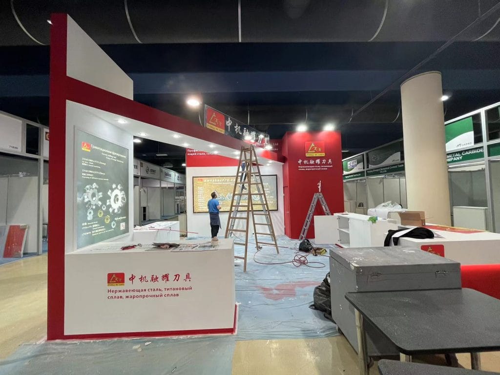 Russia Industrial Exhibition Zhongji Rongyao Booth on-site