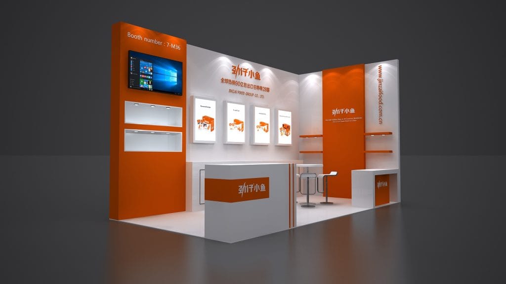Anuga Asia Booth 3D RENDER