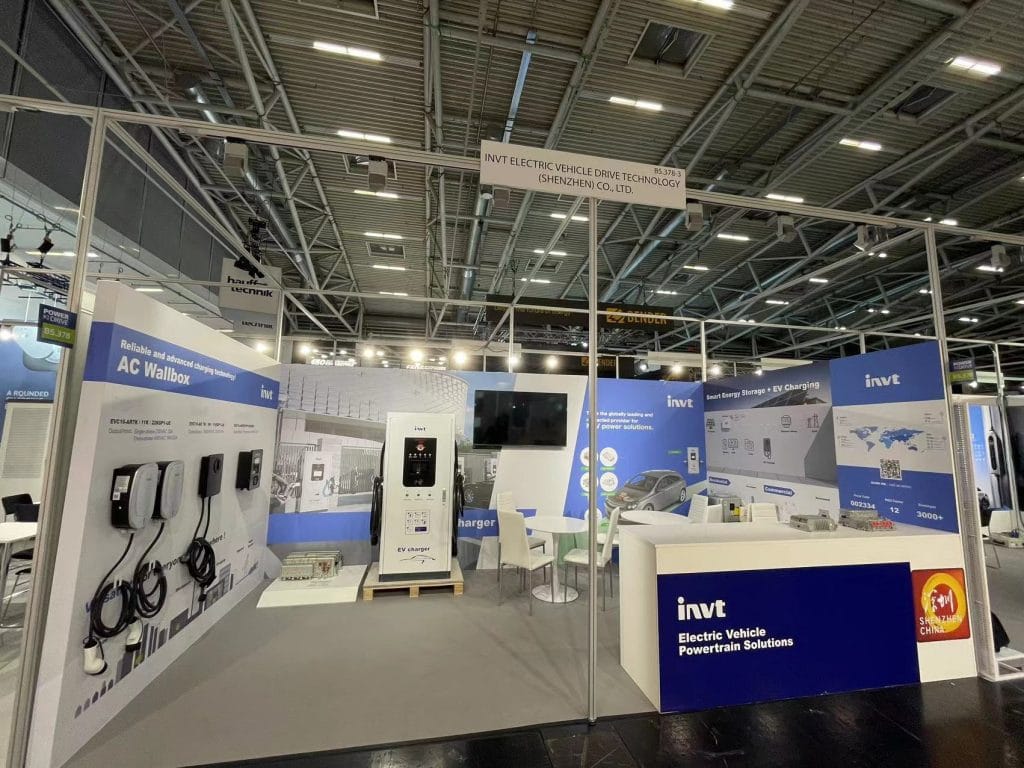 Power2Drive Europe 2023 INVT Booth front