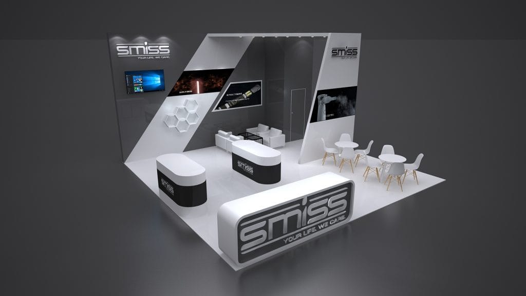 VAPE CLUB SHOW Smiss Booth rendering