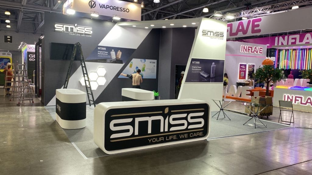 VAPE CLUB SHOW Smiss Booth front