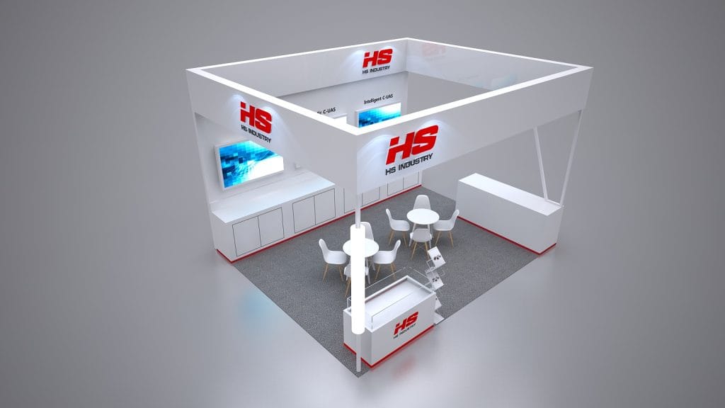 International Military Technical Forum ARMY HS Industry Booth Rendering