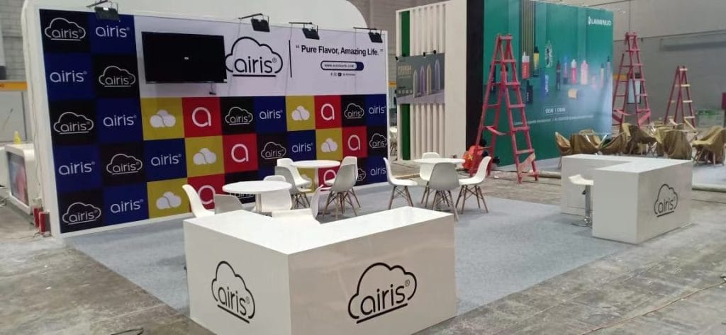 IECIE Vape Show Jakarta AIRIS Booth on-site