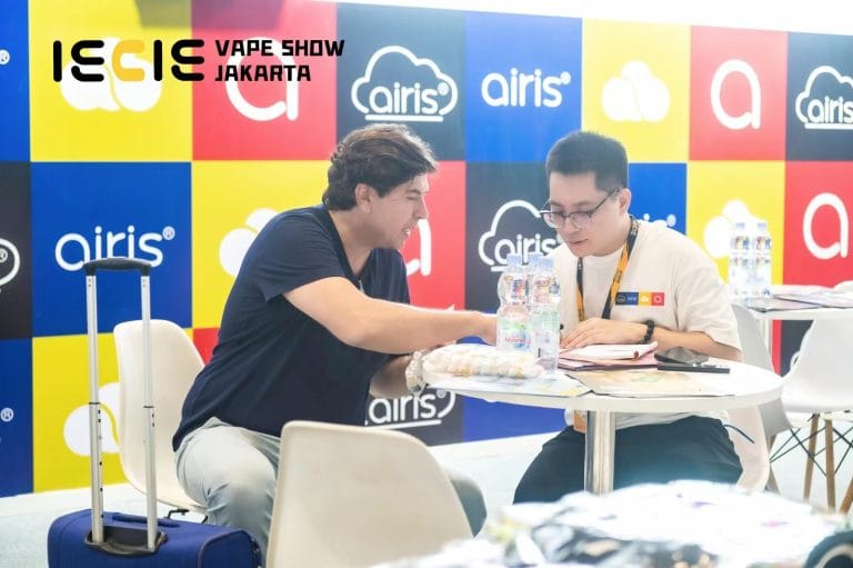 IECIE Vape Show Jakarta AIRIS Booth live