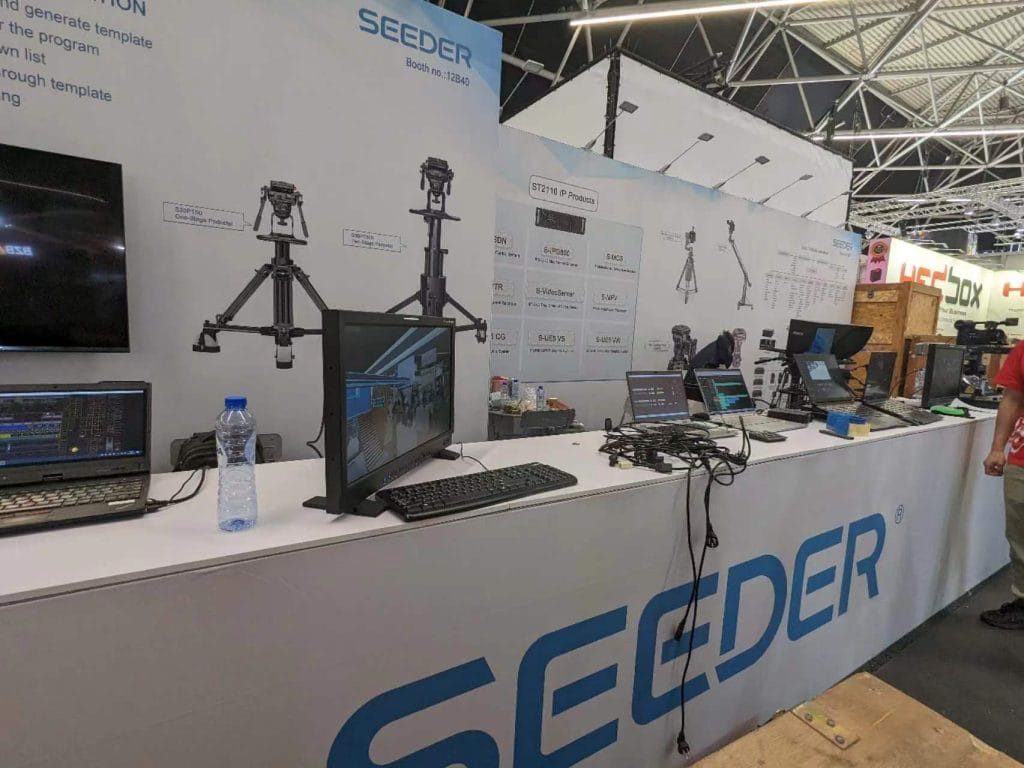 International Broadcasting Convention (IBC) Seeder Booth