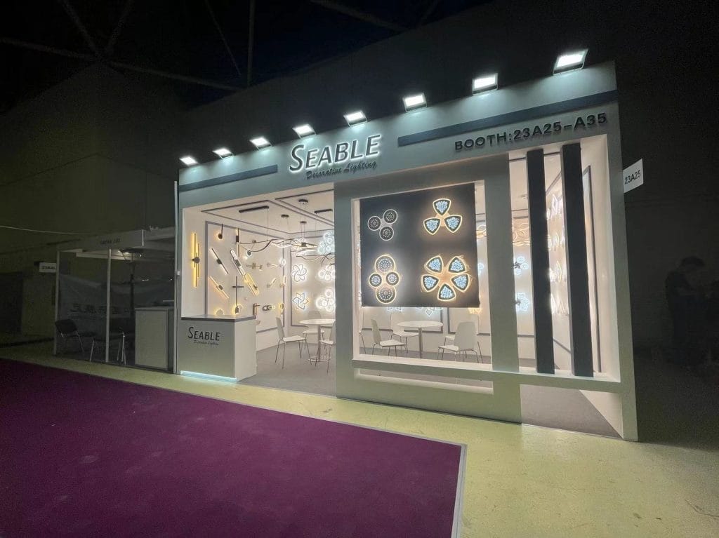Interlight Russia | Intelligent Building Russia SEABLE Booth right view