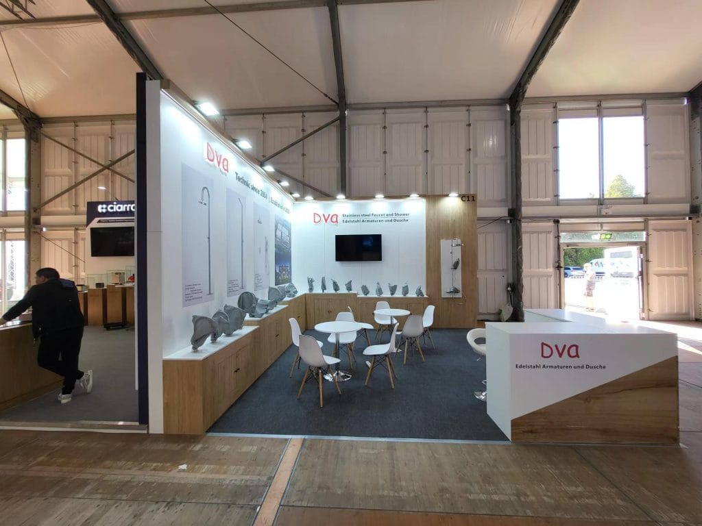 The Trade Fair for the Kitchen (Area30) DVA Booth left
