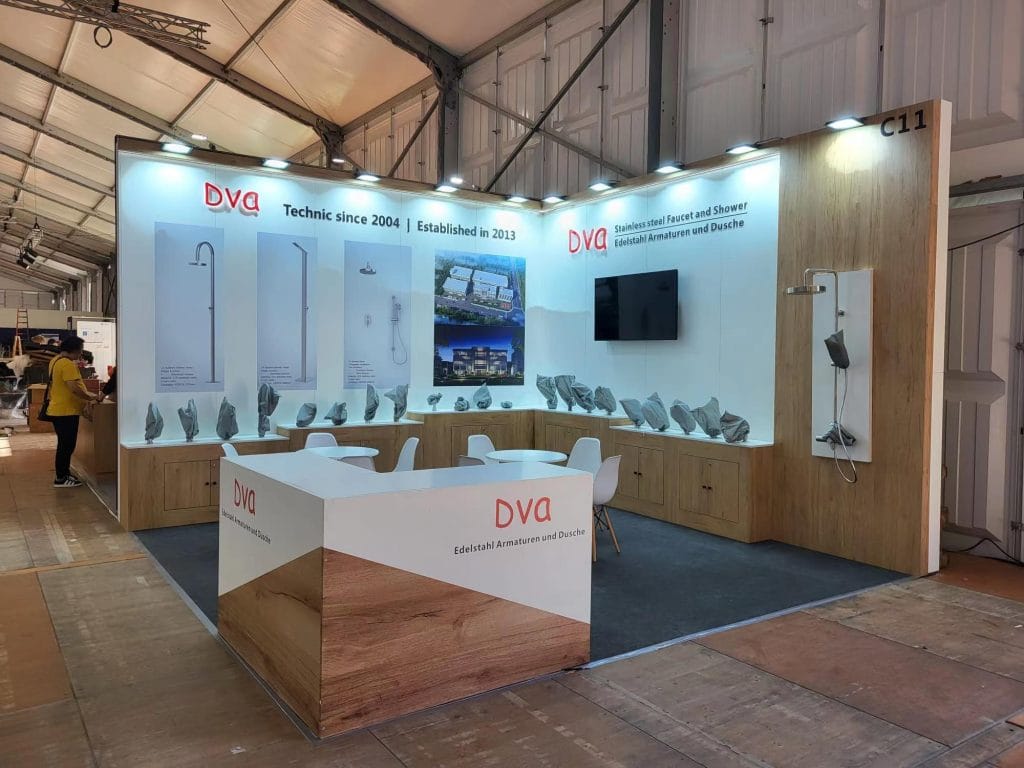 The Trade Fair for the Kitchen (Area30) DVA Booth front