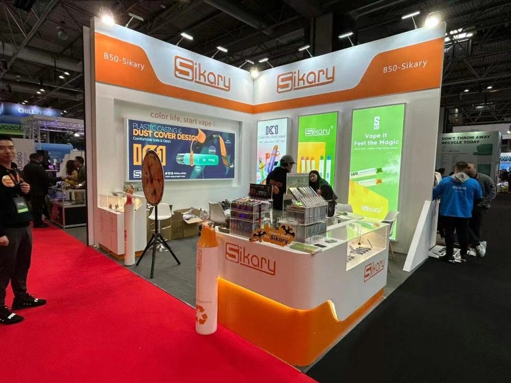 Vaper Expo UK Sikaru Booth live