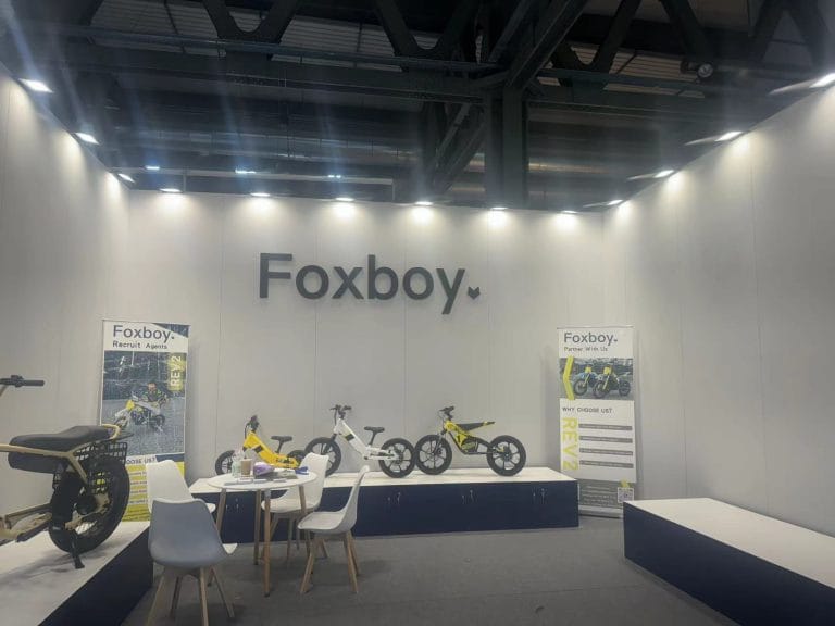 EICMA 2023 Foxboy Booth inside