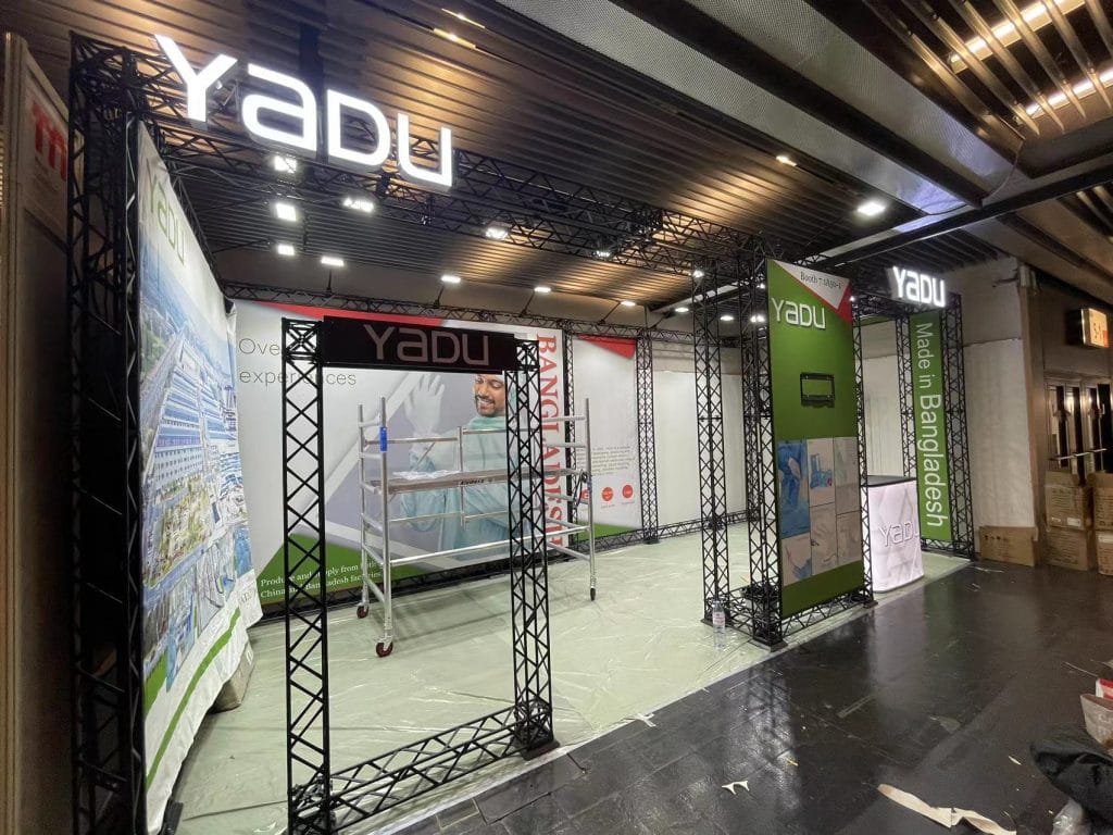 Düsseldorf Medical Exhibition (MEDICA) Yadu Booth on-site left-view