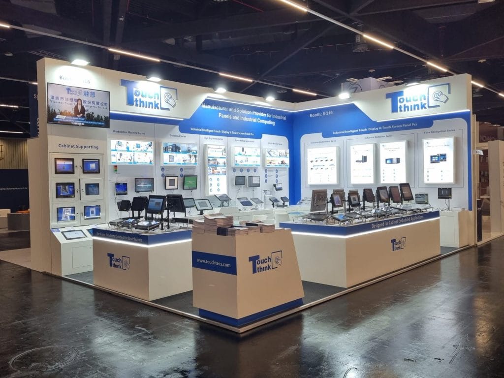 Smart Production Solutions (SPS) TouchThink Booth front