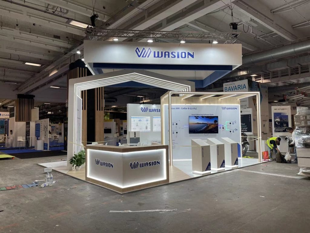 Enlit Europe WASION Booth front