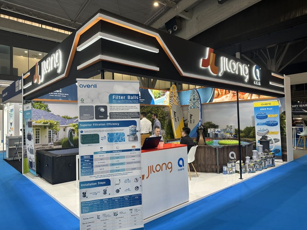 Piscina & Wellness Barcelona JiLong Booth front