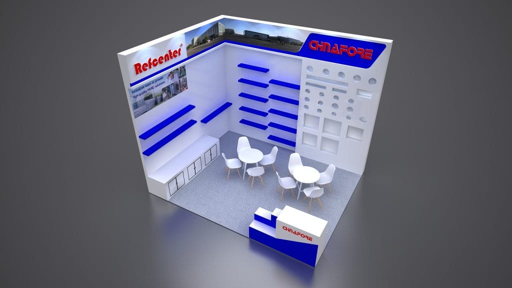 Climatización & Refrigeración CHNAFORE Booth rendering