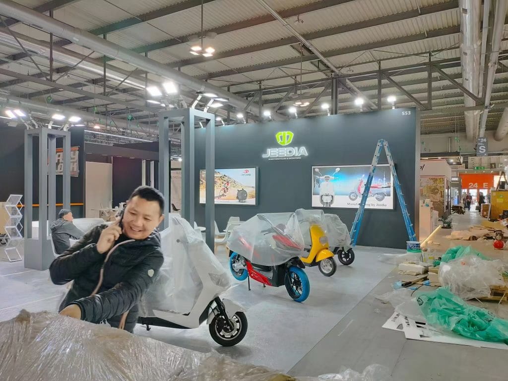EICMA JEEDIA Booth on-site