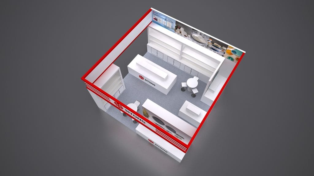 GulfHost SITONG Booth rendering top