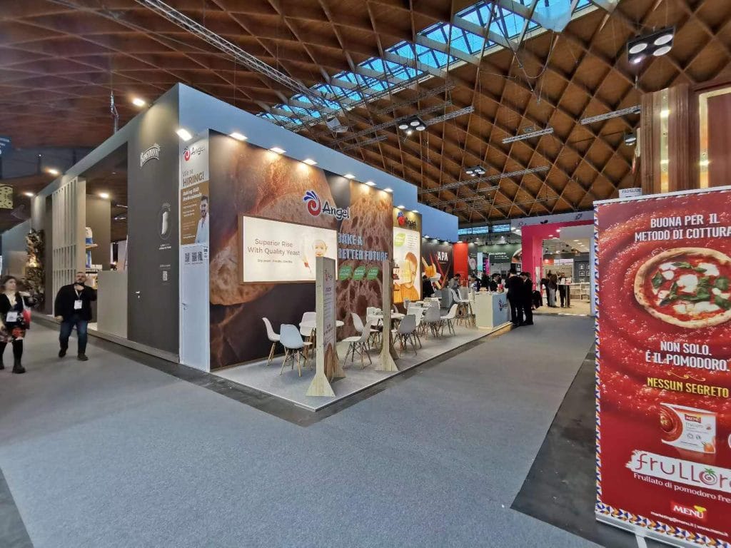 The Dolce World Expo Angel booth left view