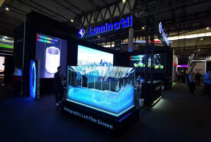 Integrated Systems Europe (ISE) Luminatii Booth front