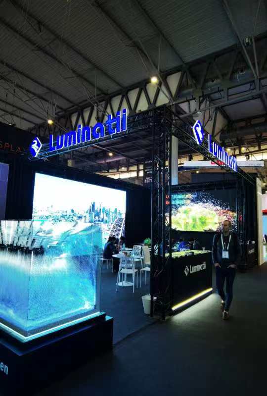 Integrated Systems Europe (ISE) Luminatii Booth right