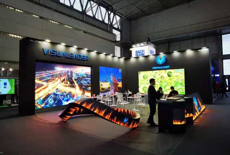 Integrated Systems Europe (ISE) Visualeader booth live