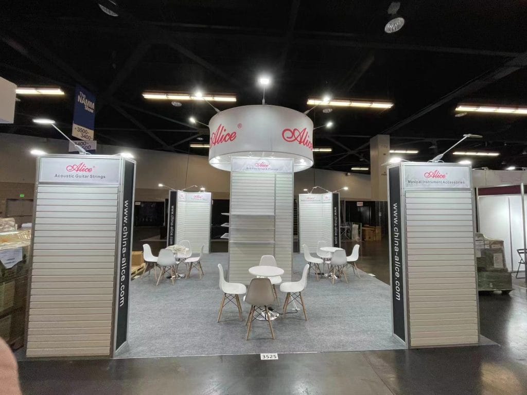 The NAMM Show Alice Strings Booth front