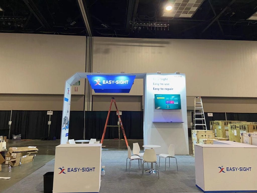 WWETT Show EASY-SIGHT Booth on-site 2