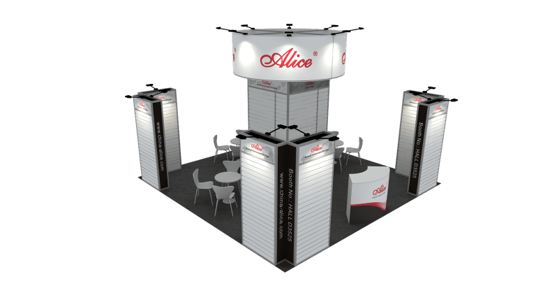 The NAMM Show Alice Strings Booth rendering