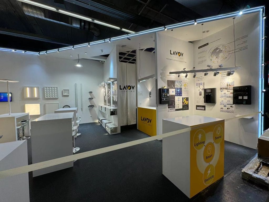 Light + Building LAVOV Booth front-view