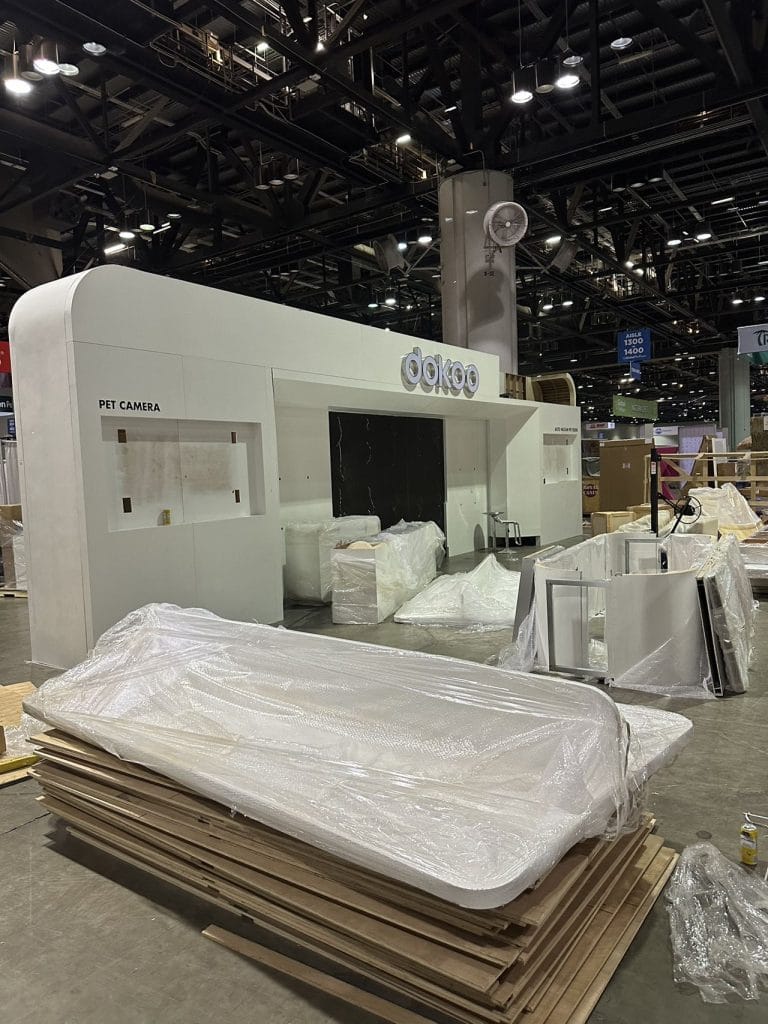 Global Pet Expo DoKoo Booth on-site left view